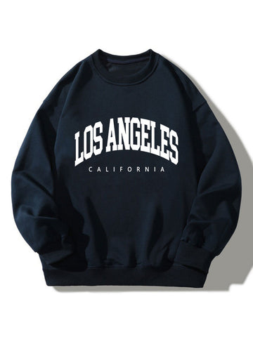 Los Angeles Print Relaxed Sweatshirt